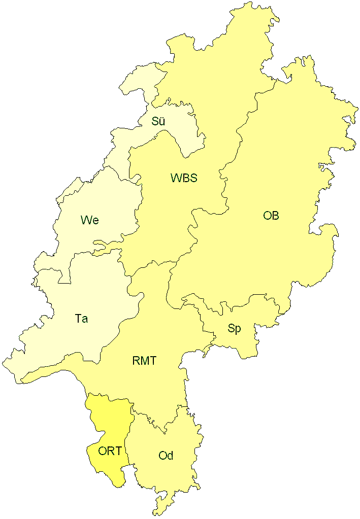 Verbreitung in Hessen