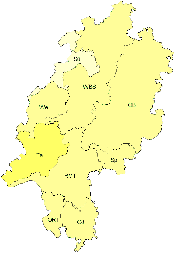 Verbreitung in Hessen