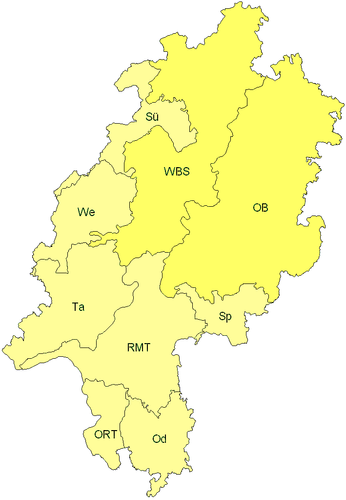 Verbreitung in Hessen