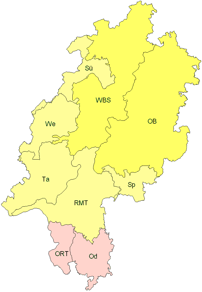 Verbreitung in Hessen