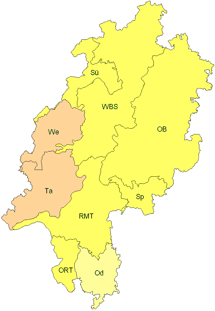 Verbreitung in Hessen