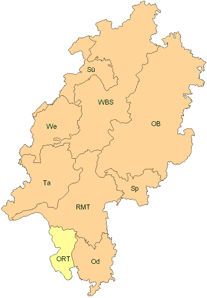 Verbreitung in Hessen Verbreitung in Hessen