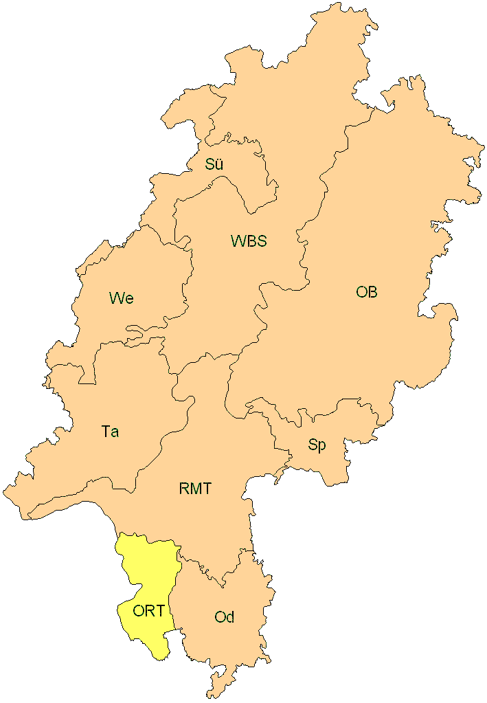 Verbreitung in Hessen Verbreitung in Hessen