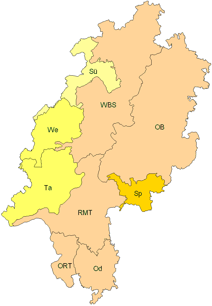 Verbreitung in Hessen