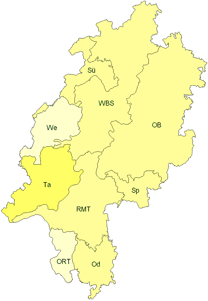 Verbreitung in Hessen