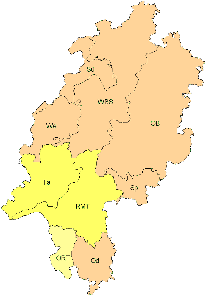 Verbreitung in Hessen Verbreitung in Hessen