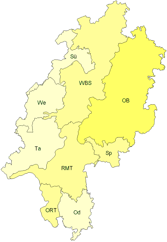 Verbreitung in Hessen