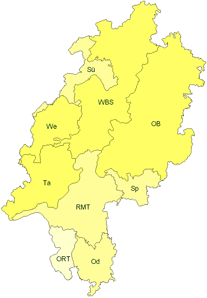 Verbreitung in Hessen