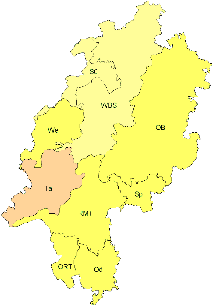 Verbreitung in Hessen