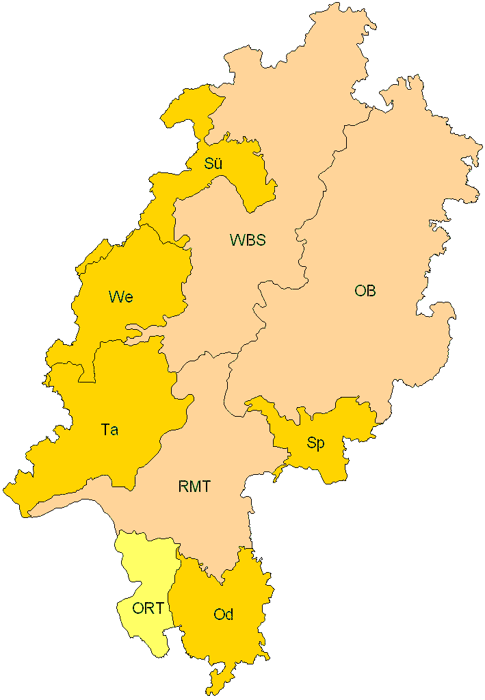 Verbreitung in Hessen