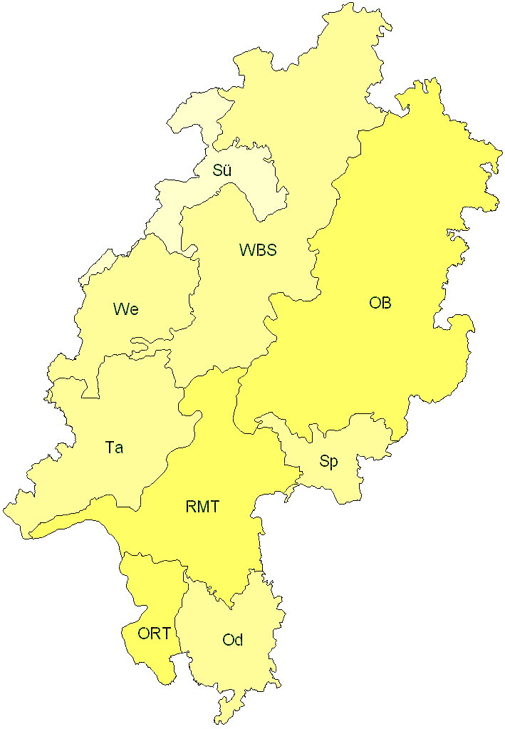 Verbreitung in Hessen