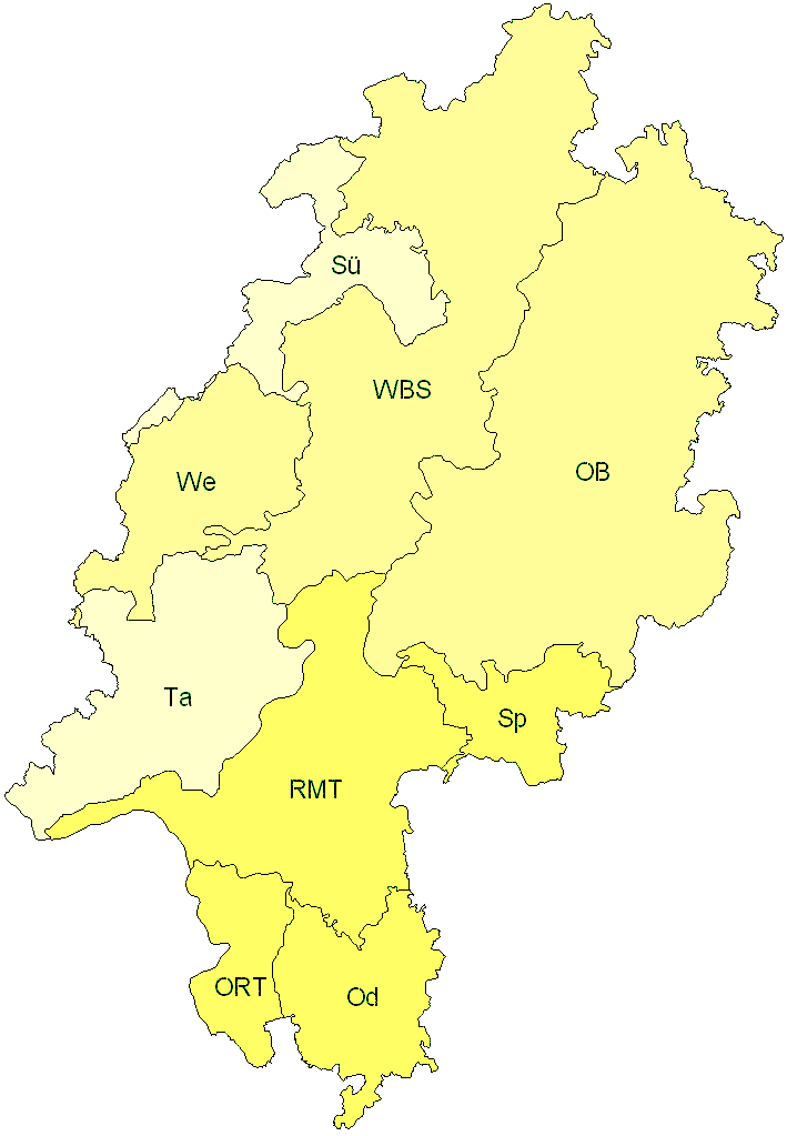Verbreitung in Hessen