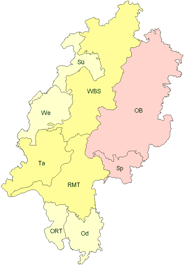 Verbreitung in Hessen Verbreitung in Hessen