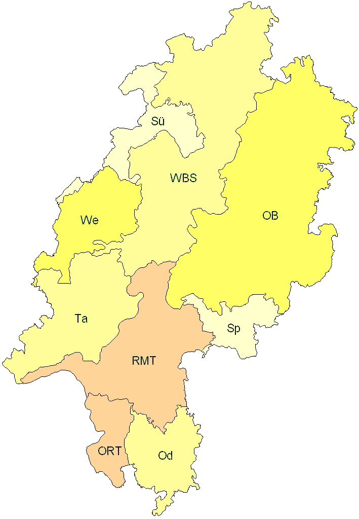 Verbreitung in Hessen