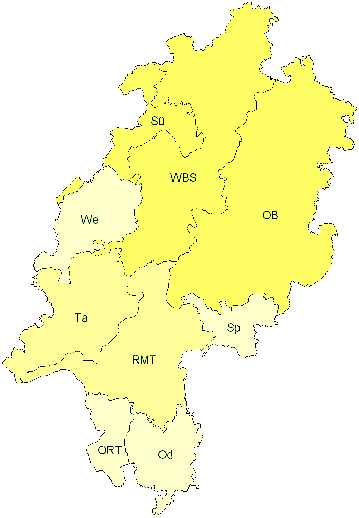 Verbreitung in Hessen
