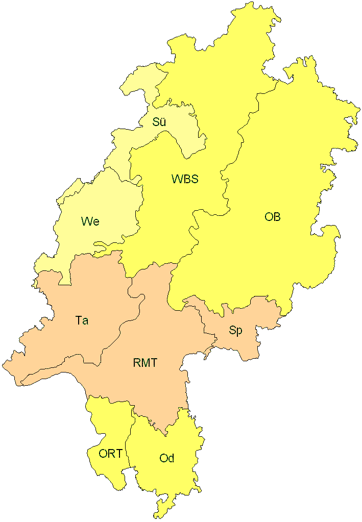 Verbreitung in Hessen