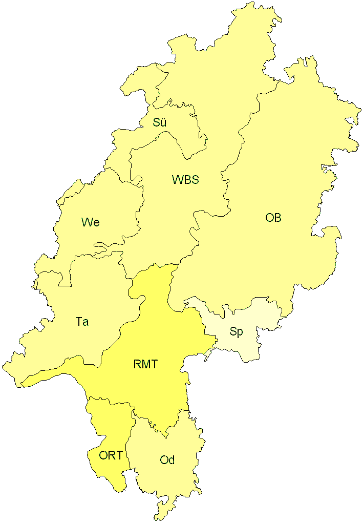 Verbreitung in Hessen