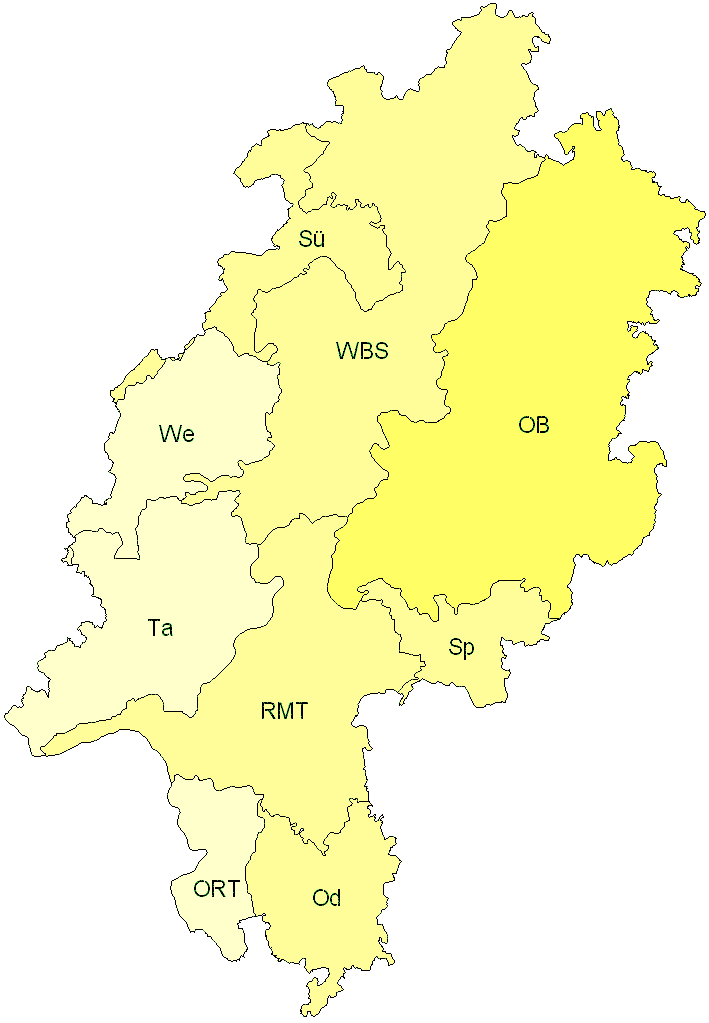 Verbreitung in Hessen