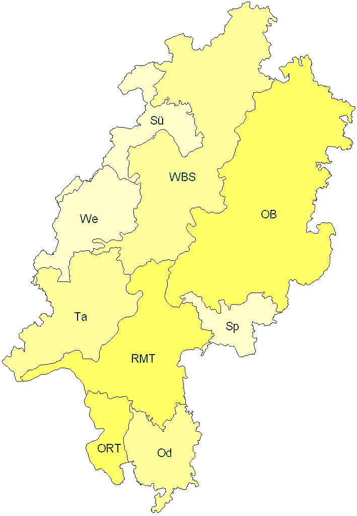 Verbreitung in Hessen