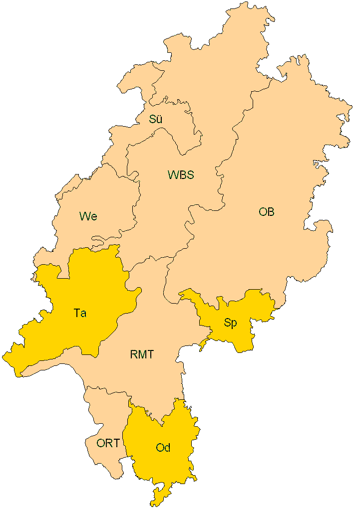 Verbreitung in Hessen