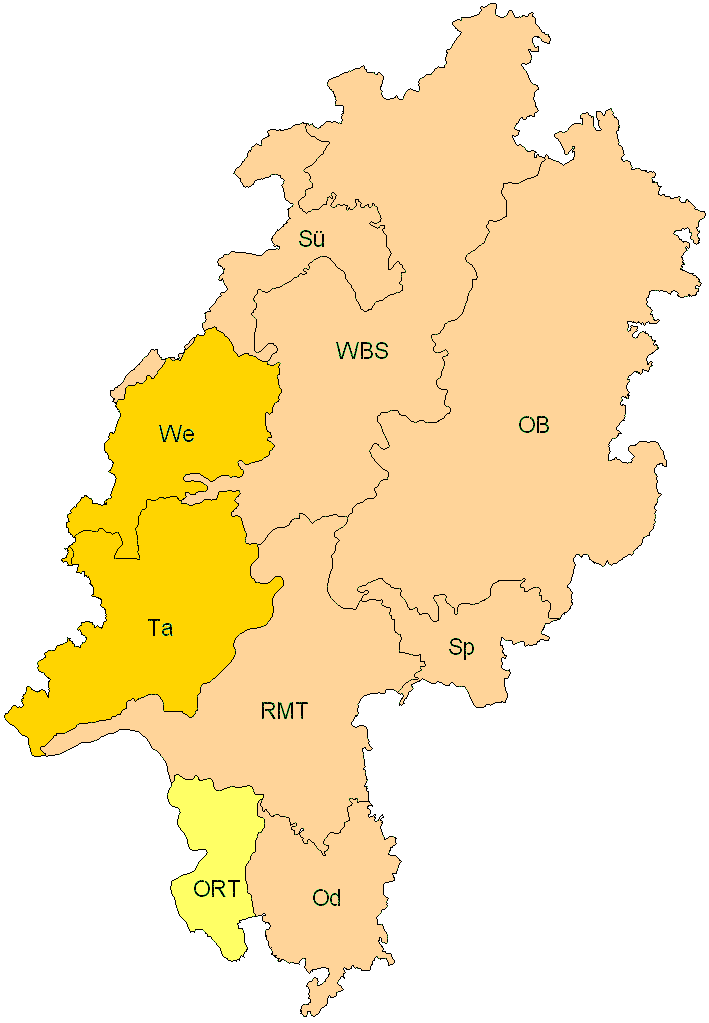 Verbreitung in Hessen