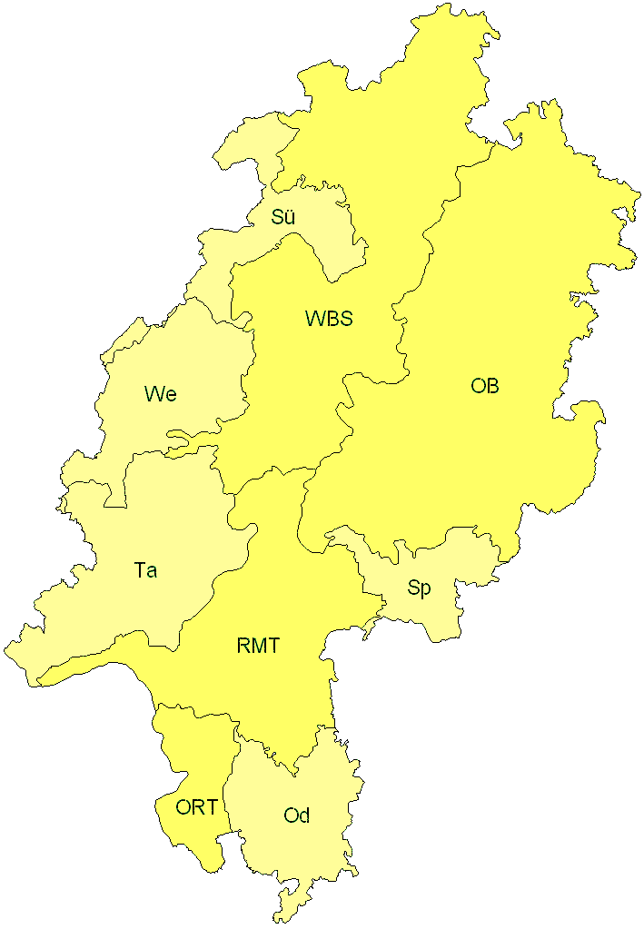 Verbreitung in Hessen
