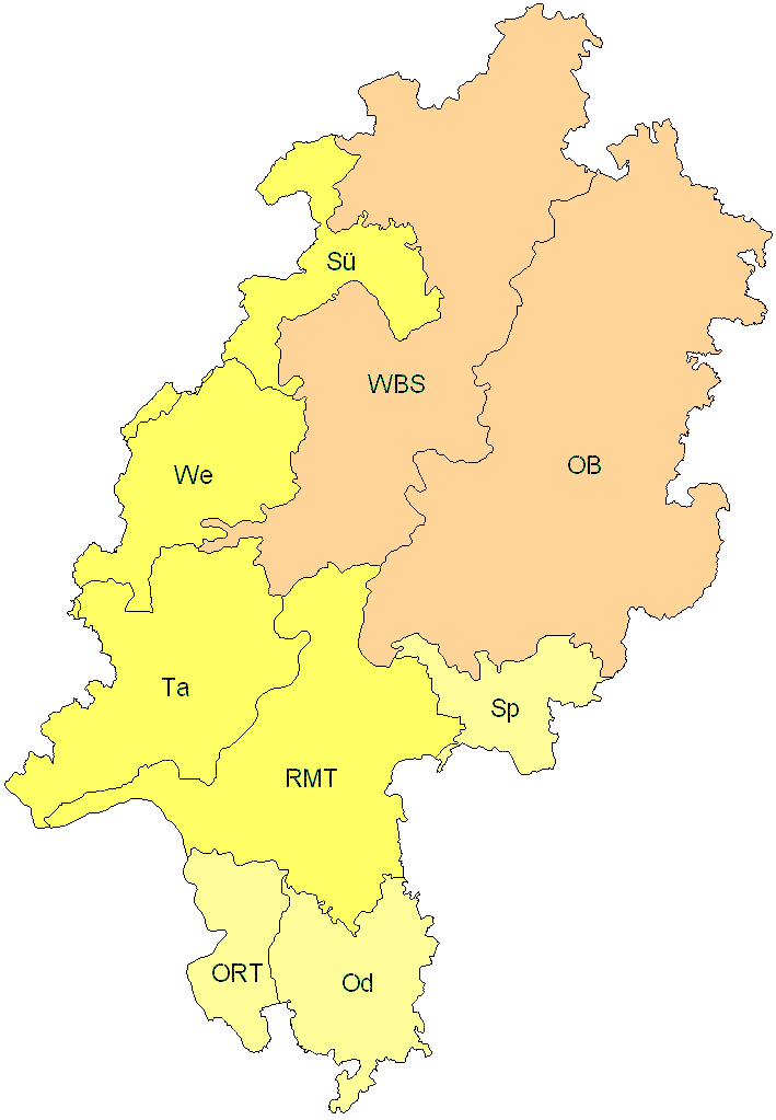 Verbreitung in Hessen Verbreitung in Hessen