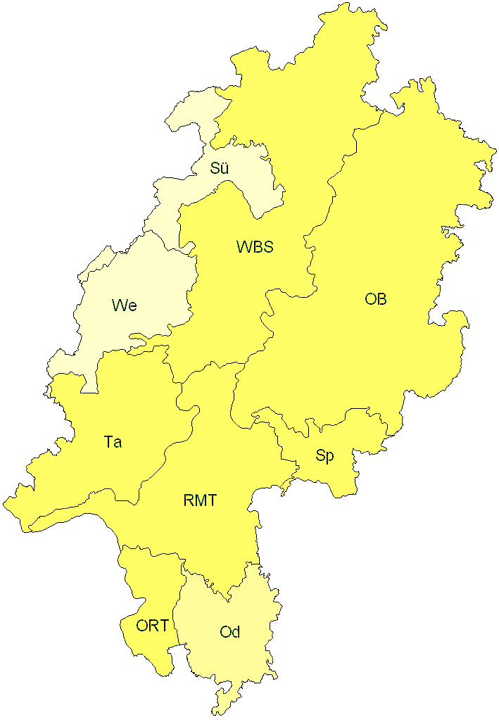 Verbreitung in Hessen