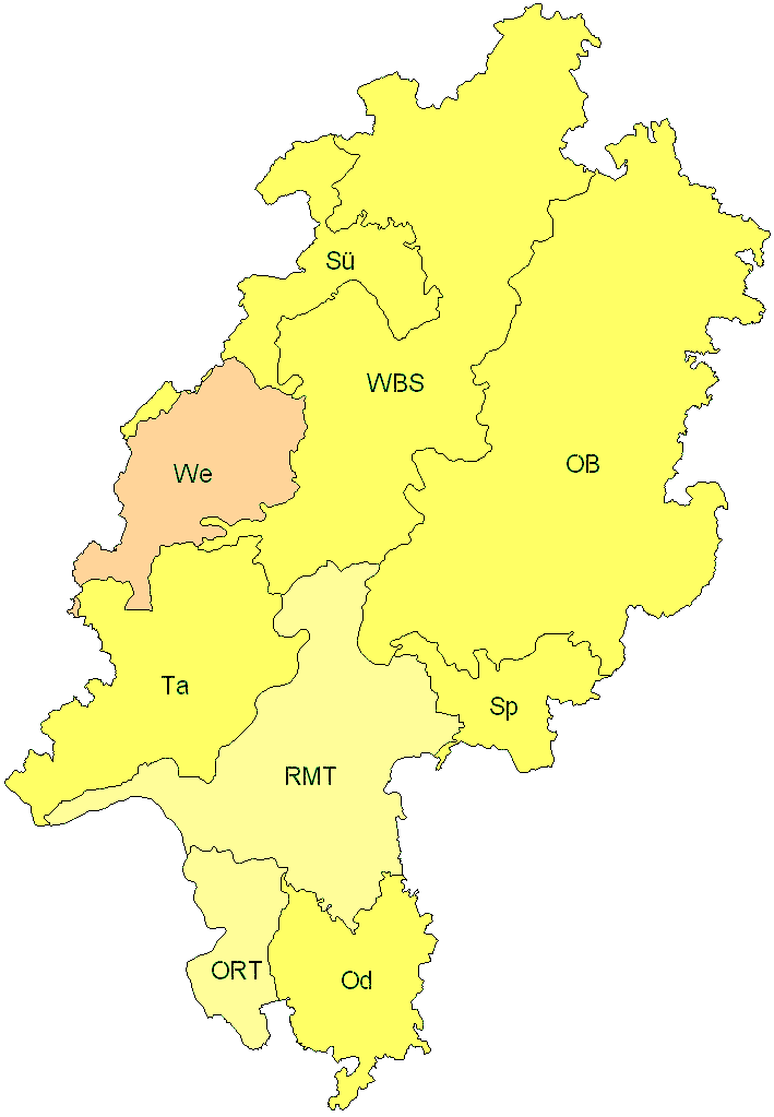 Verbreitung in Hessen