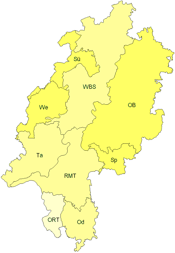Verbreitung in Hessen
