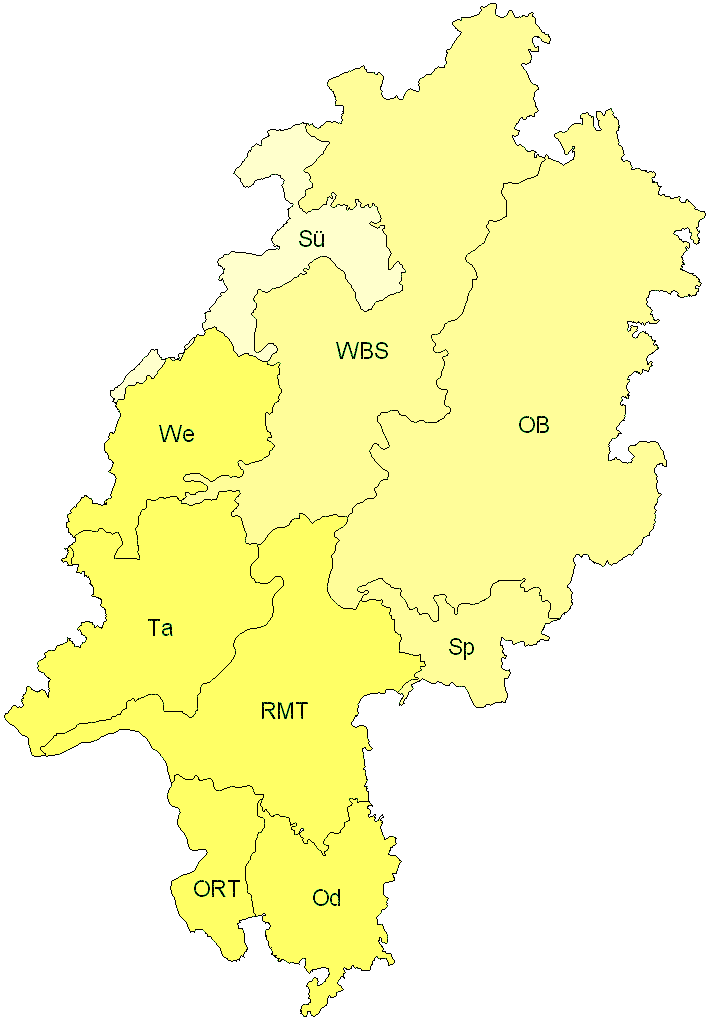 Verbreitung in Hessen