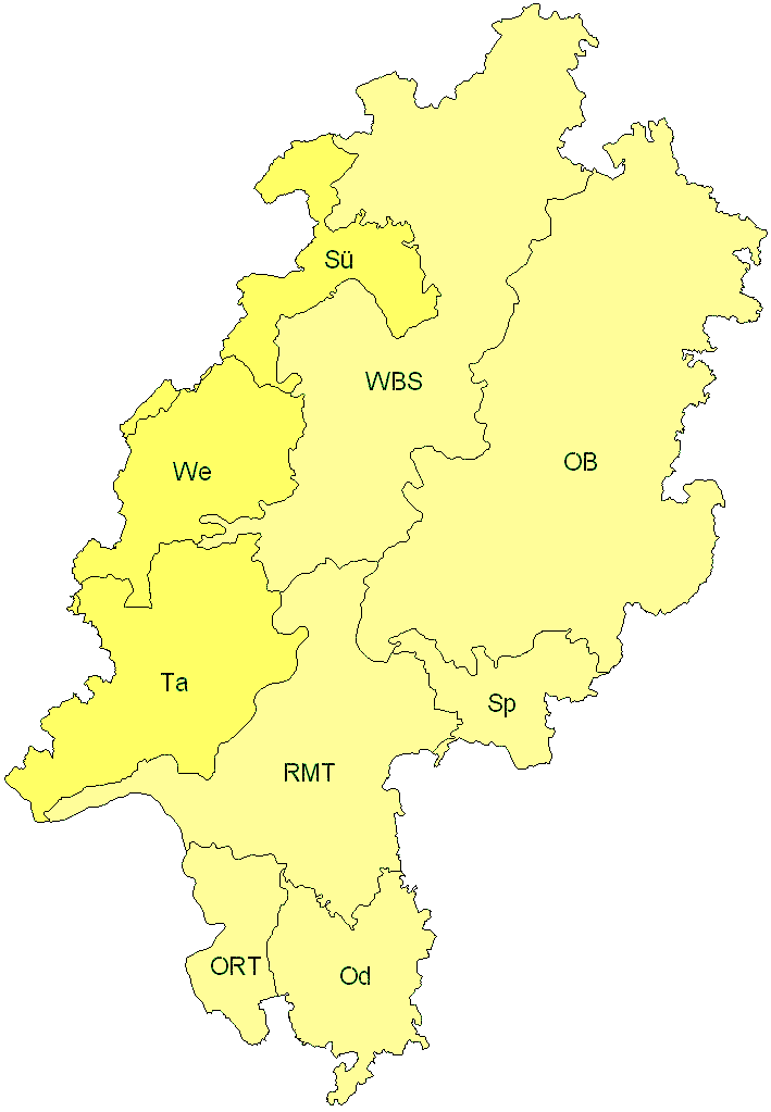 Verbreitung in Hessen