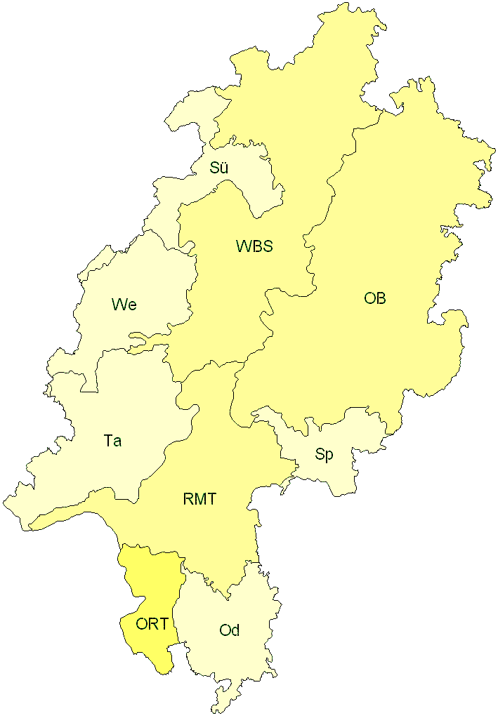 Verbreitung in Hessen
