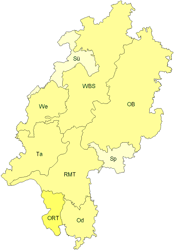 Verbreitung in Hessen