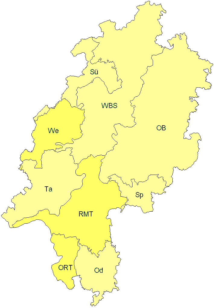 Verbreitung in Hessen