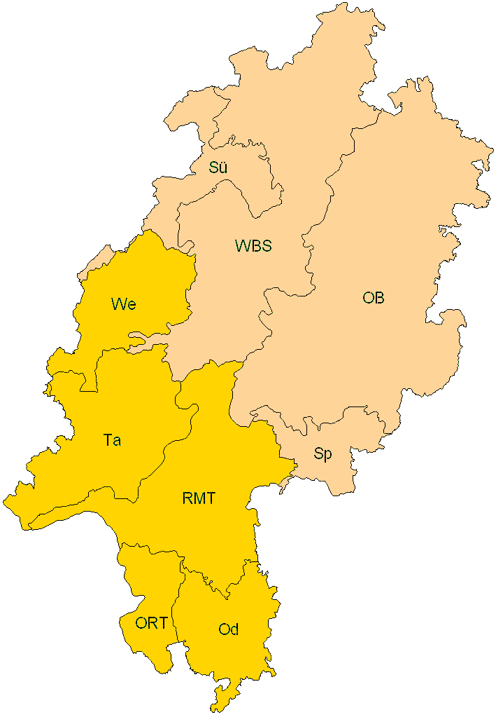 Verbreitung in Hessen Verbreitung in Hessen