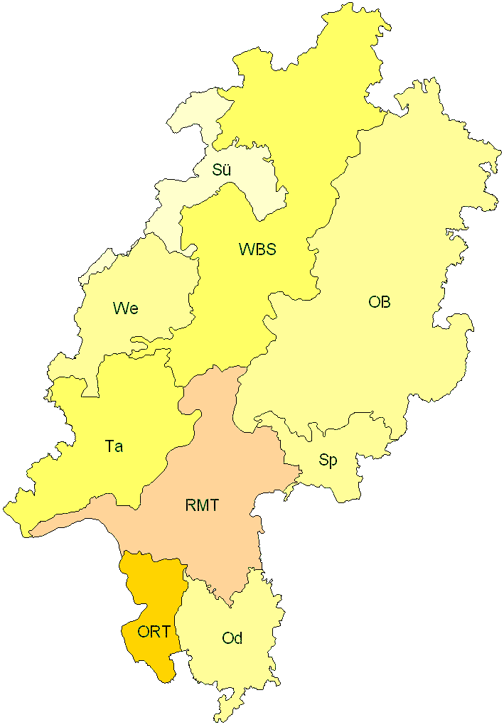 Verbreitung in Hessen