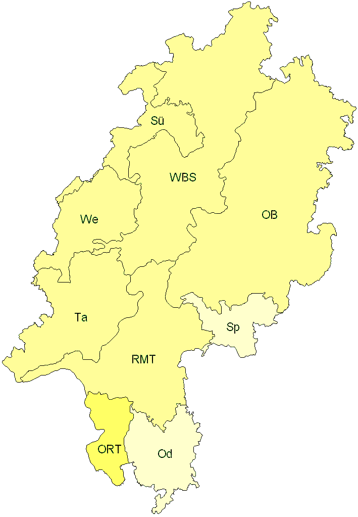 Verbreitung in Hessen