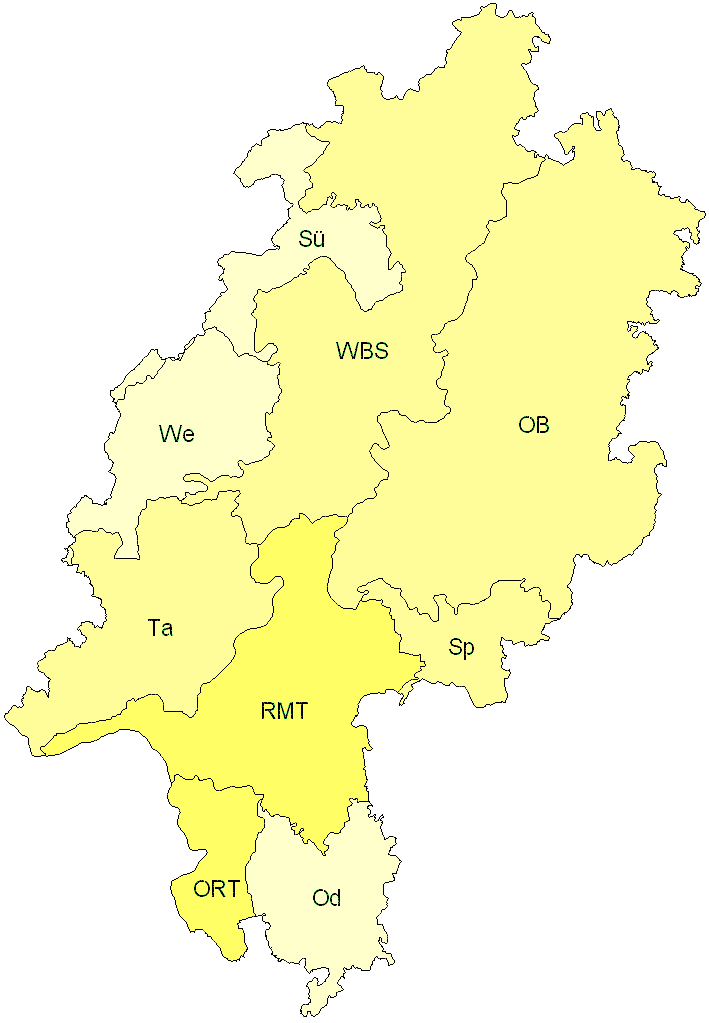 Verbreitung in Hessen