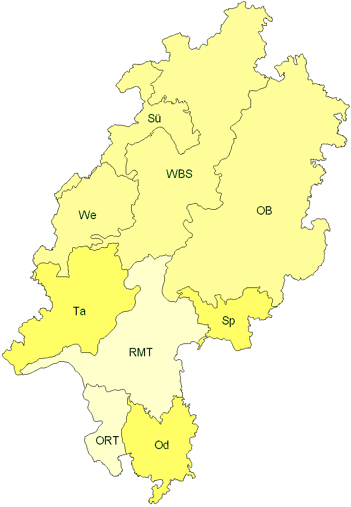 Verbreitung in Hessen