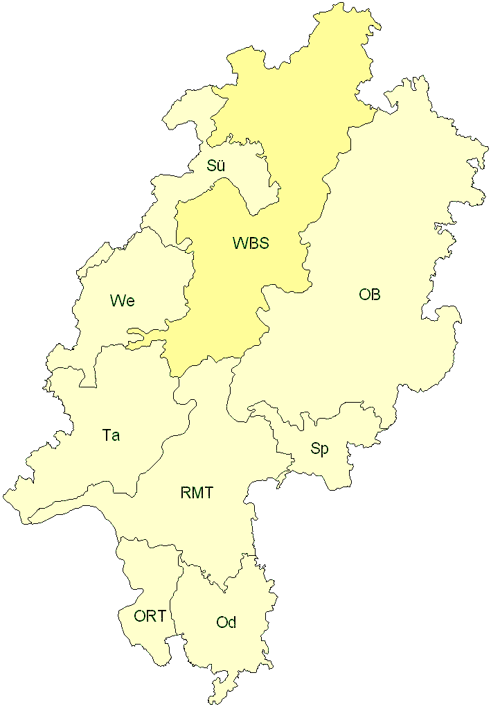 Verbreitung in Hessen Verbreitung in Hessen