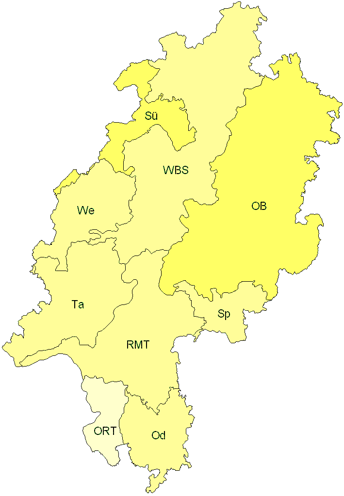 Verbreitung in Hessen