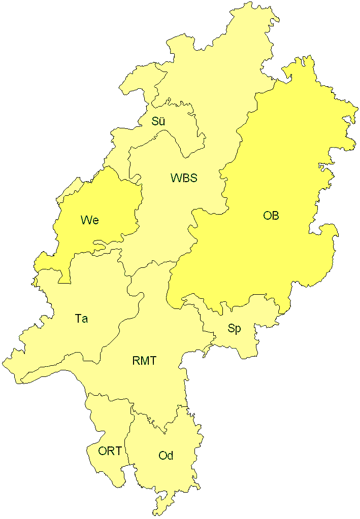 Verbreitung in Hessen