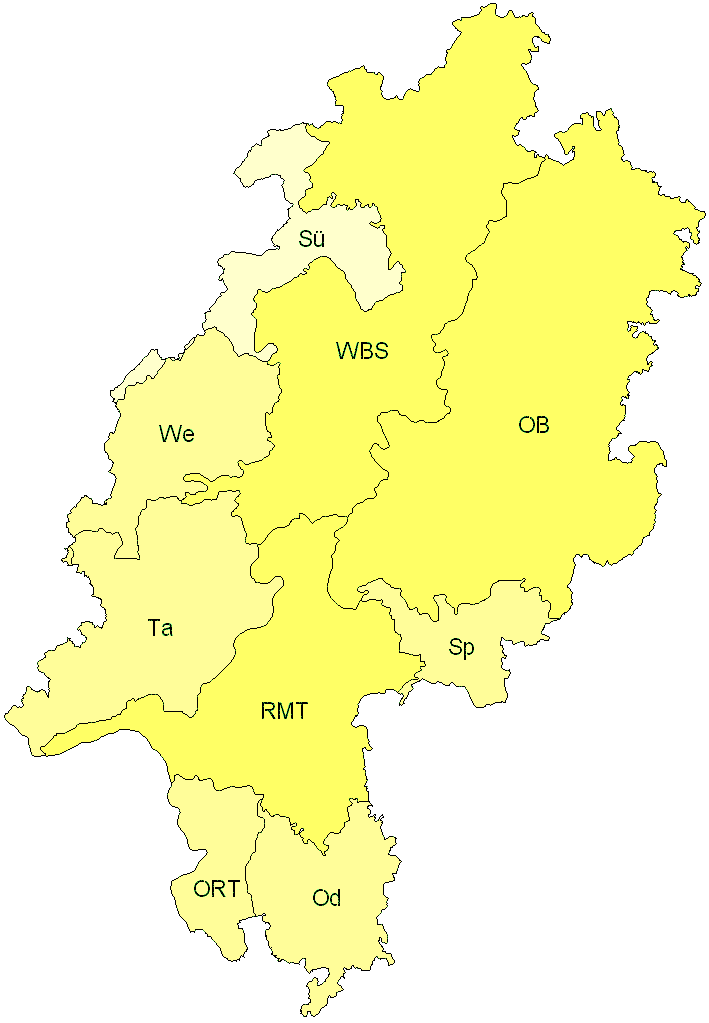 Verbreitung in Hessen