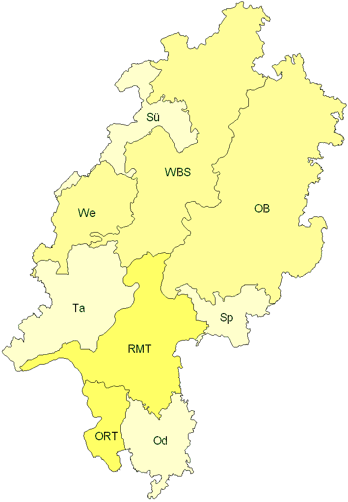 Verbreitung in Hessen