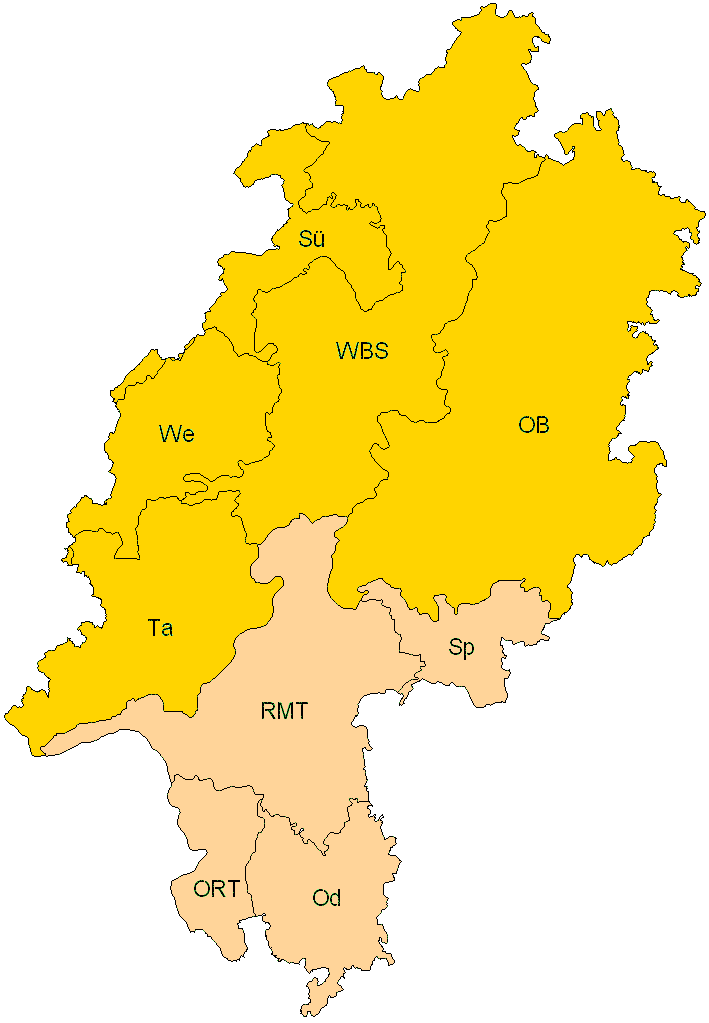 Verbreitung in Hessen Verbreitung in Hessen