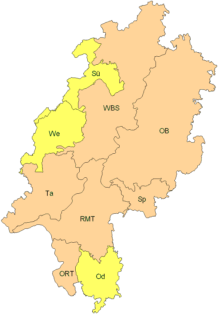 Verbreitung in Hessen