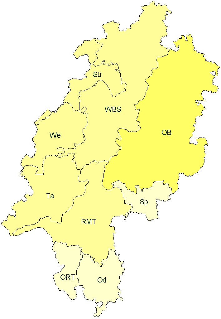 Verbreitung in Hessen