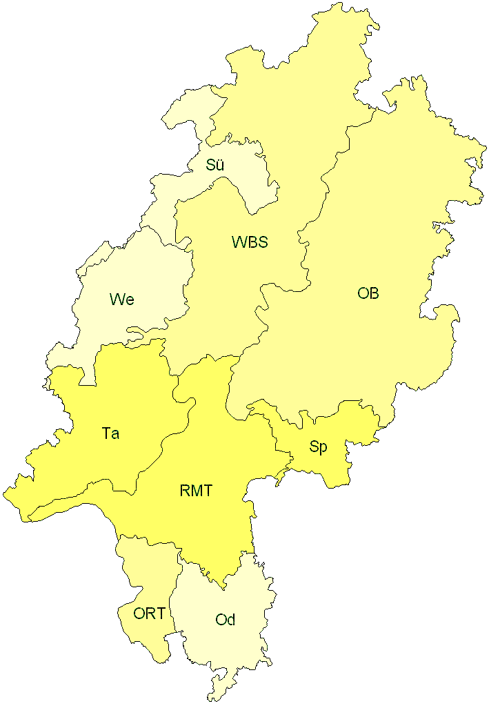 Verbreitung in Hessen