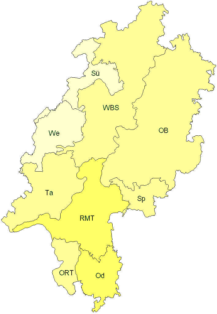 Verbreitung in Hessen
